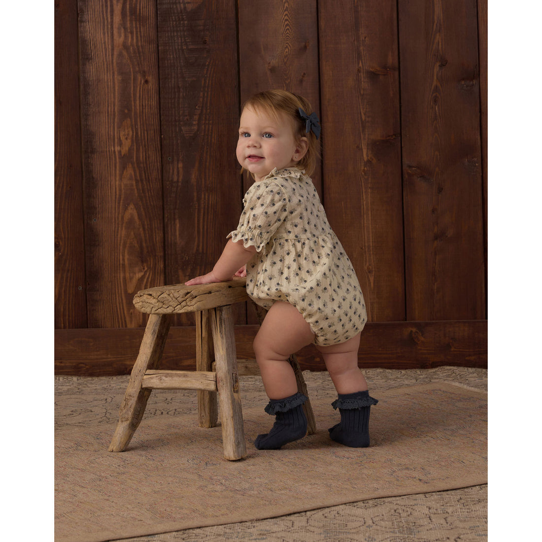 Rylee and Cru Natural Vintage Fleur Liv Romper