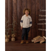 Rylee and Cru Natural Midnight Rugby Polo