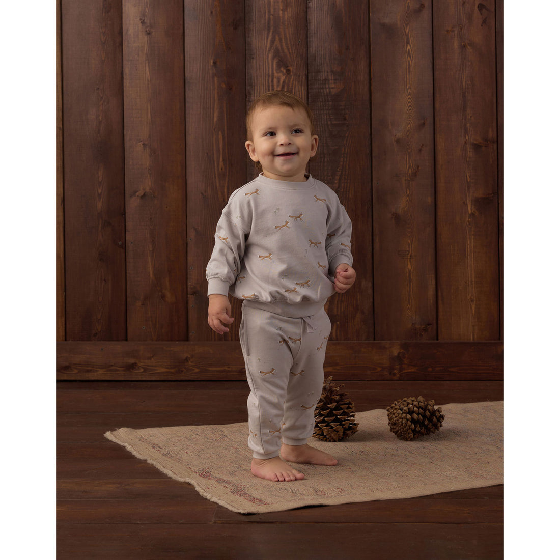 Rylee and Cru Fog Foxes Jogger Sweatpant