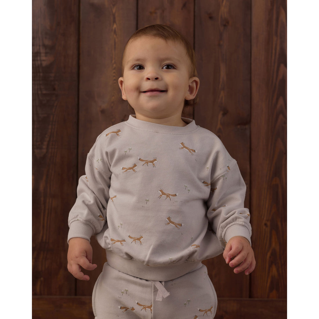 Rylee and Cru Fog Foxes Relaxed Sweatshirt
