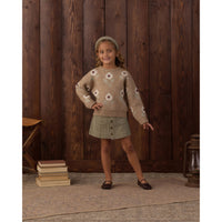 Rylee and Cru Dark Sage Denver Mini Skirt