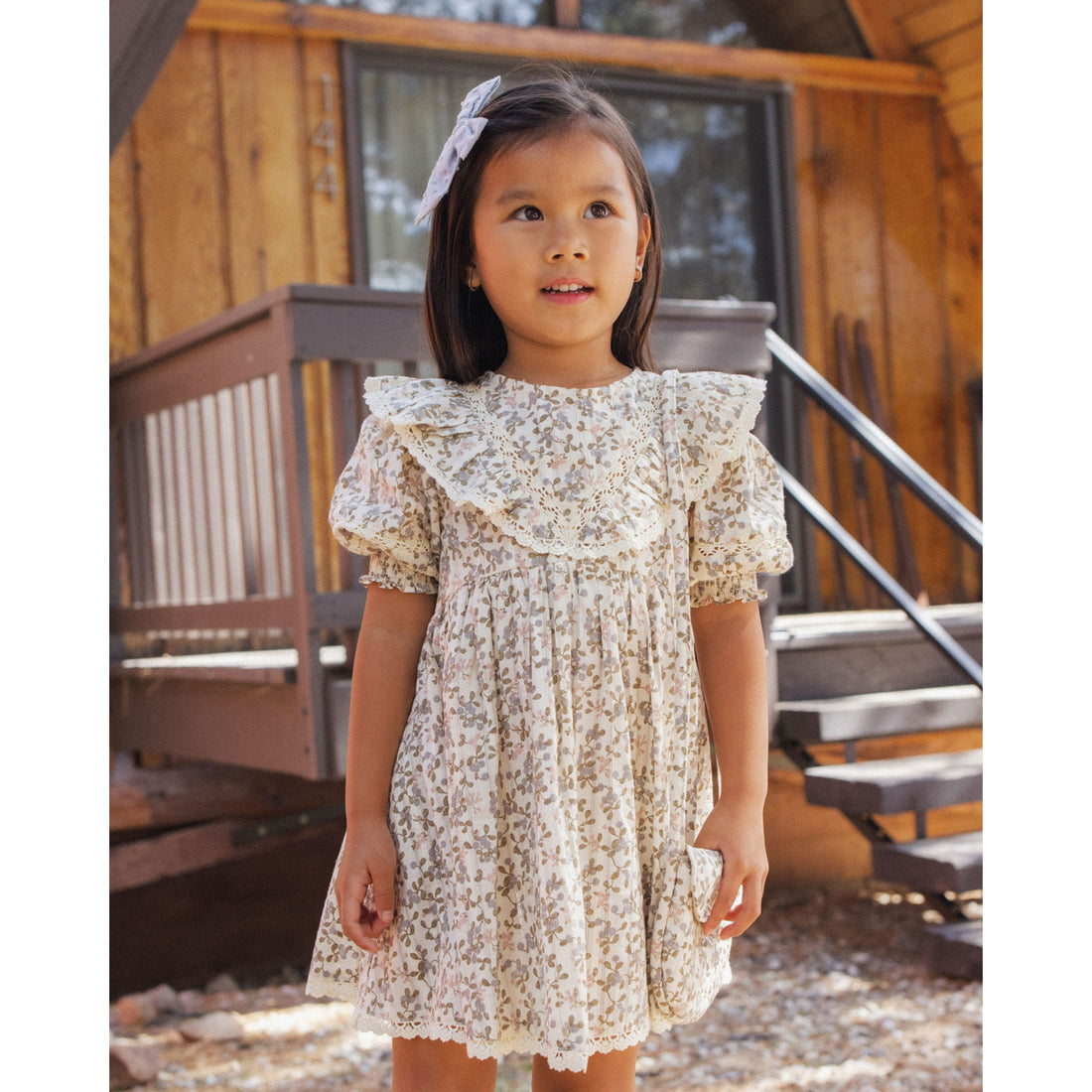 Rylee and Cru Ivory Winter Garden Winnie Dress