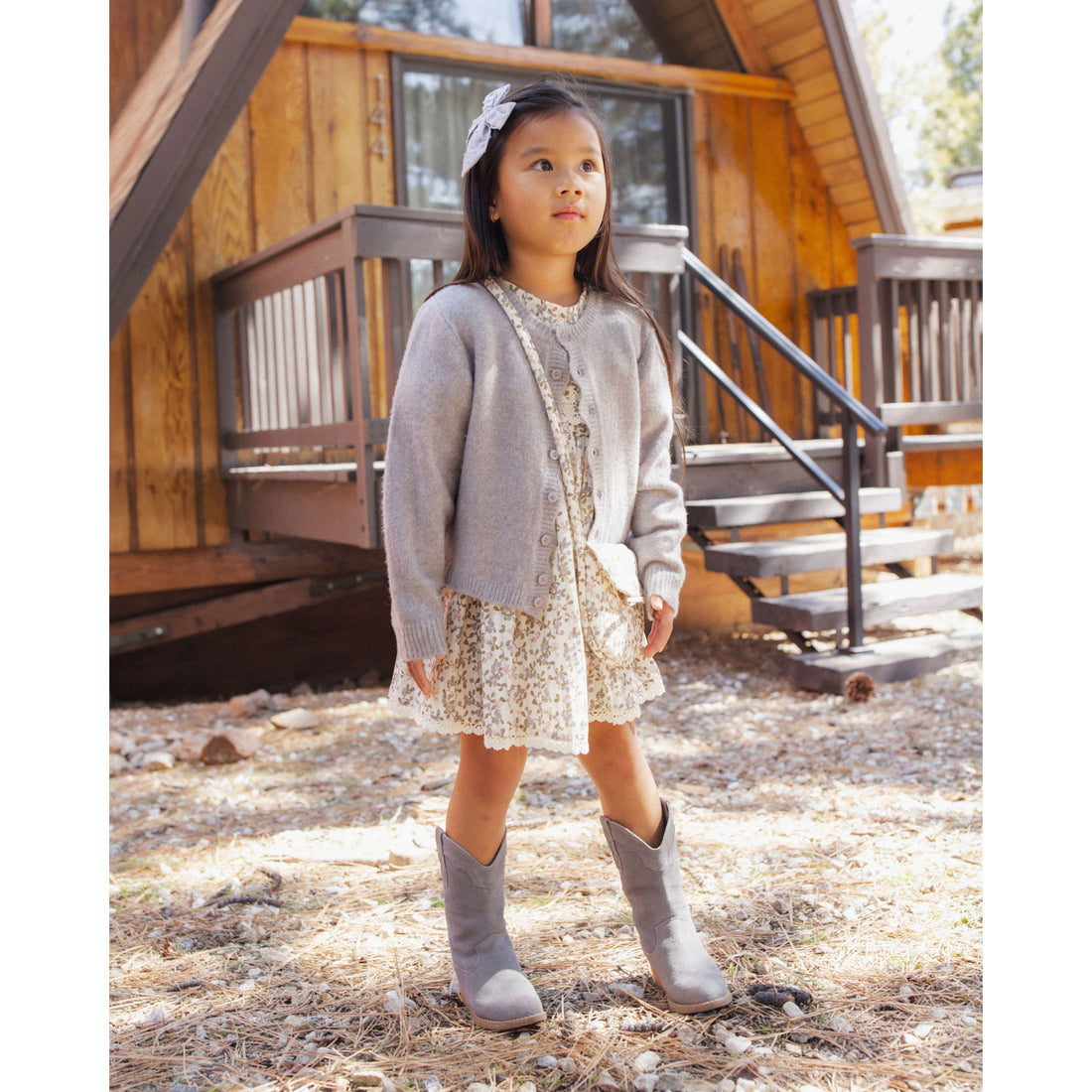 Rylee and Cru Ivory Winter Garden Winnie Dress