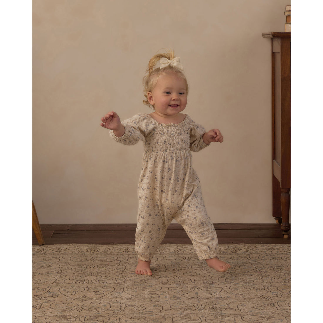 Rylee and Cru Natural Meadow Sage Jumpsuit