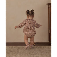 Rylee and Cru Blush Pink Floral Cora Romper