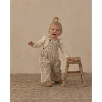 Rylee and Cru Natural Leopard Wide Leg Overall