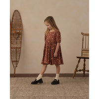 Rylee and Cru Brick Daisies Rose Dress