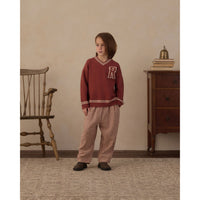 Rylee and Cru Brick Redwood Sweater