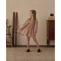 Rylee and Cru Blush Pink Floral Selene Dress