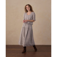 Rylee and Cru Dusty Blue Women Allie Skirt