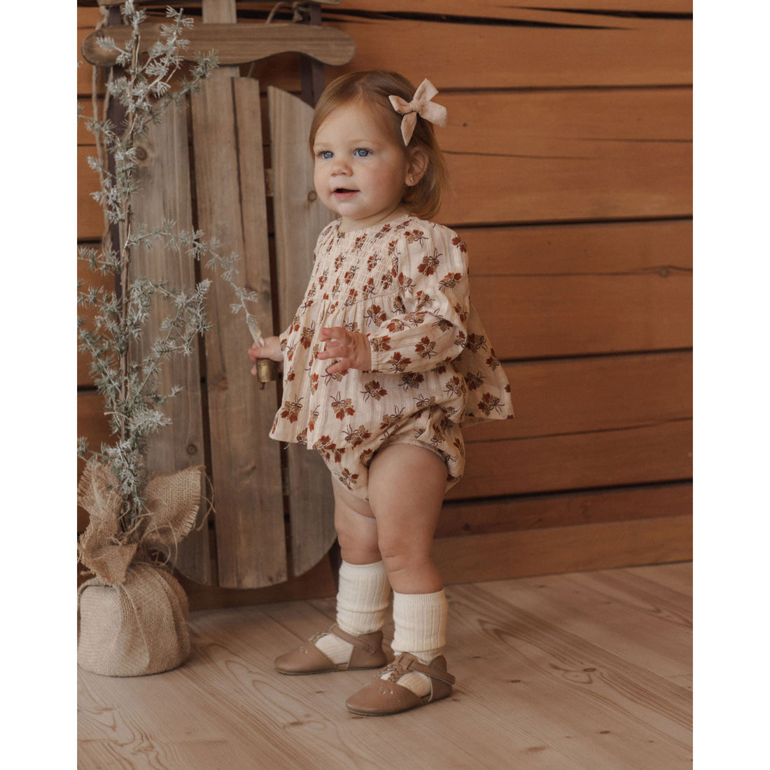 Rylee and Cru Antique Bouquet Sophia Top + Bloomer Set