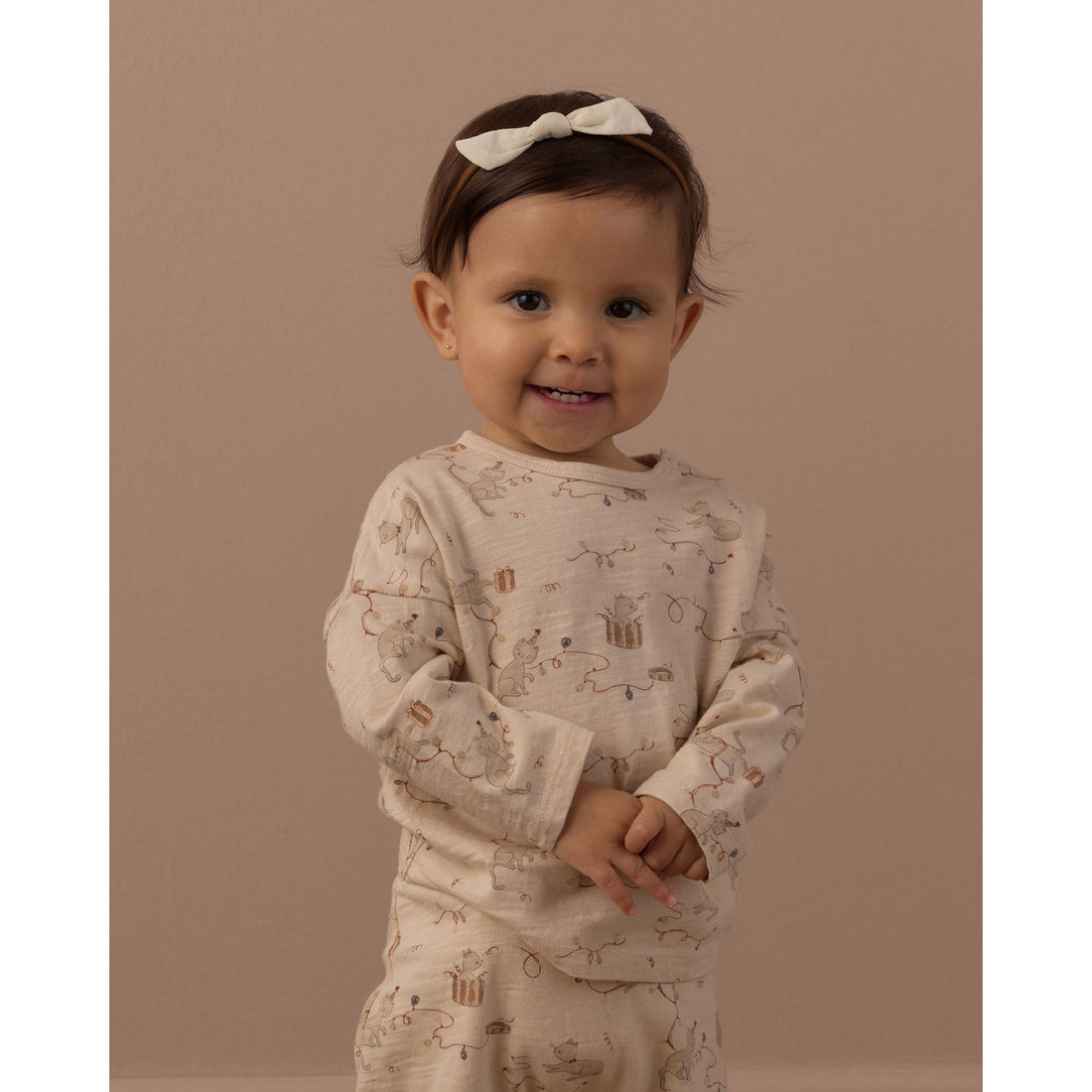 Rylee and Cru Antique Kitties Tee + Pant Set