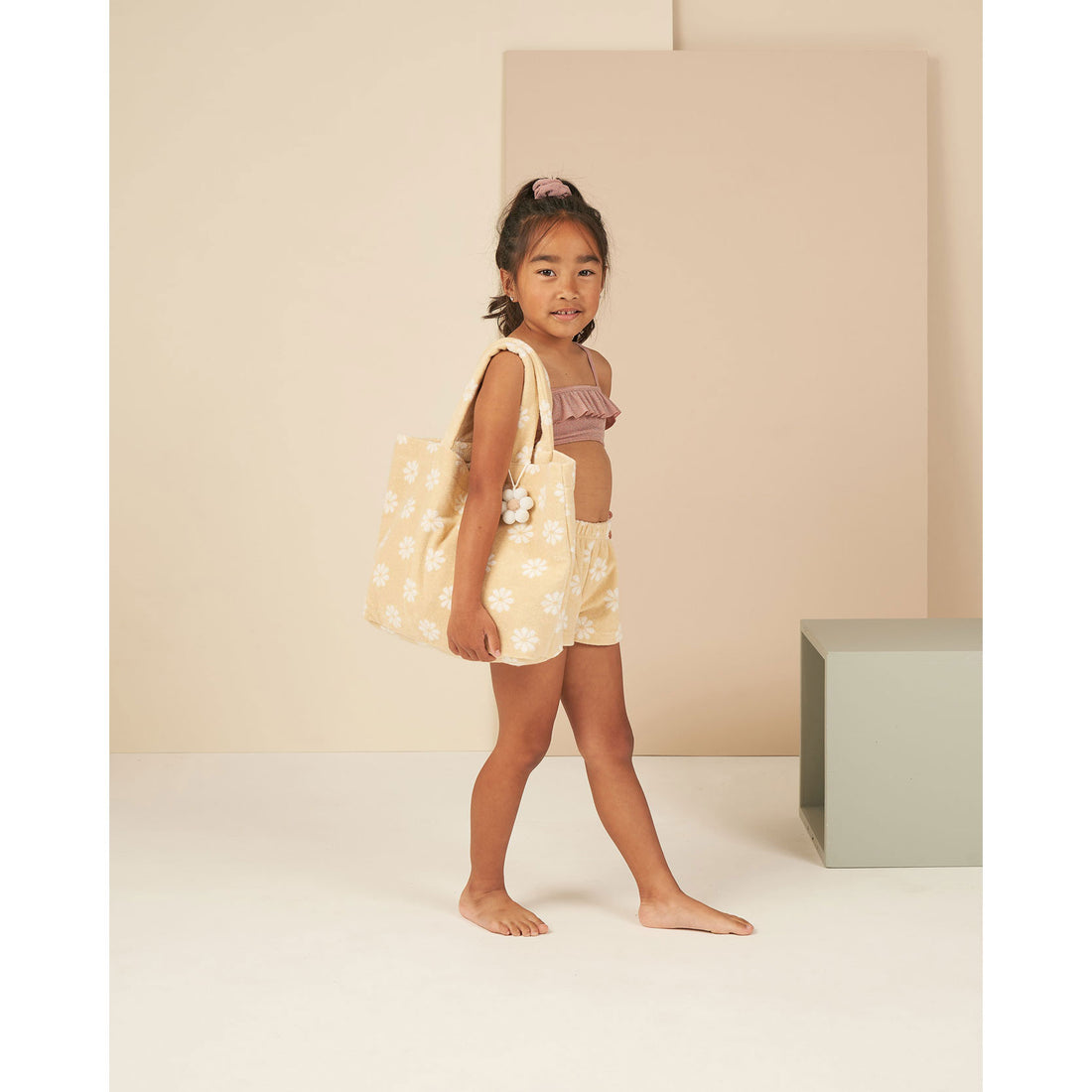 Rylee and Cru Yellow Track Short - Daisy