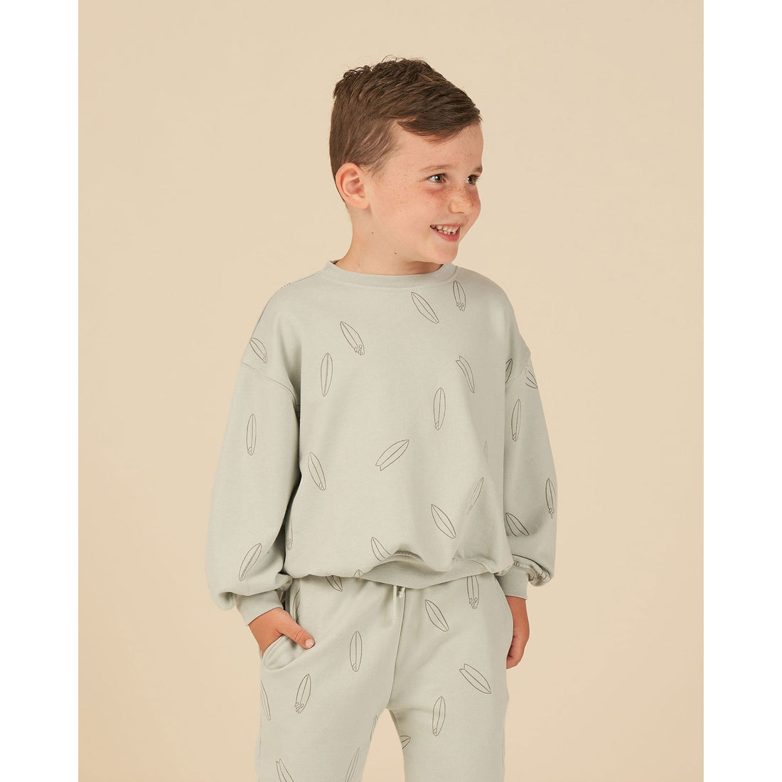 Rylee and Cru Seafoam Sweatshirt - Surfboard