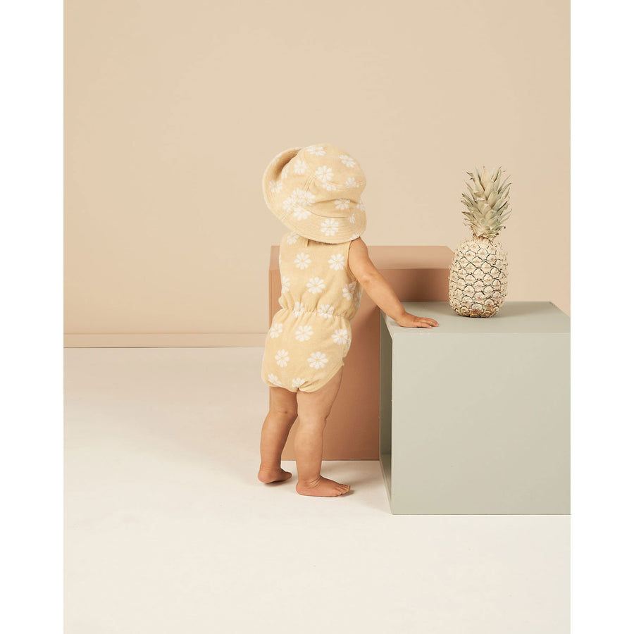 Rylee and Cru Yellow Cinch Playsuit - Daisy
