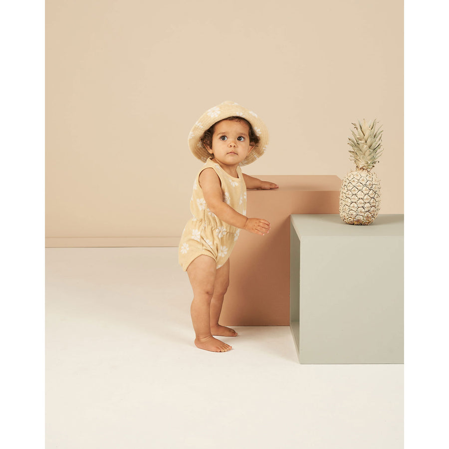 Rylee and Cru Yellow Cinch Playsuit - Daisy