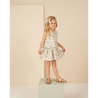Rylee and Cru Blue-Floral Sparrow Skirt