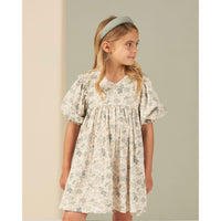 Rylee and Cru Blue Floral Jolene Dress
