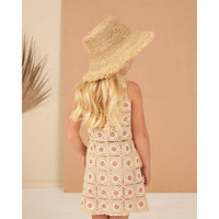 Rylee and Cru Floral Crochet Tank Mini Dress - Floral