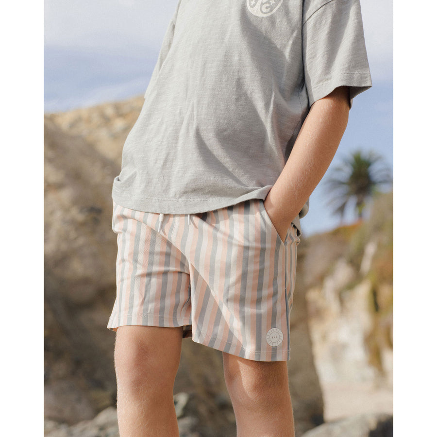Rylee and Cru Multi Stripe Board Short