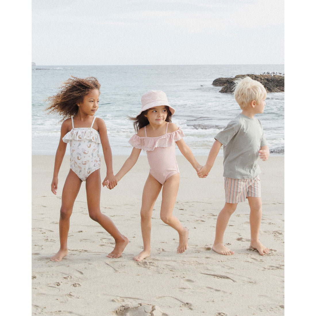 Rylee and Cru Mermaids Ruffle One-Piece