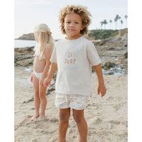 Rylee and Cru Stone Le Surf Raw Edge Tee