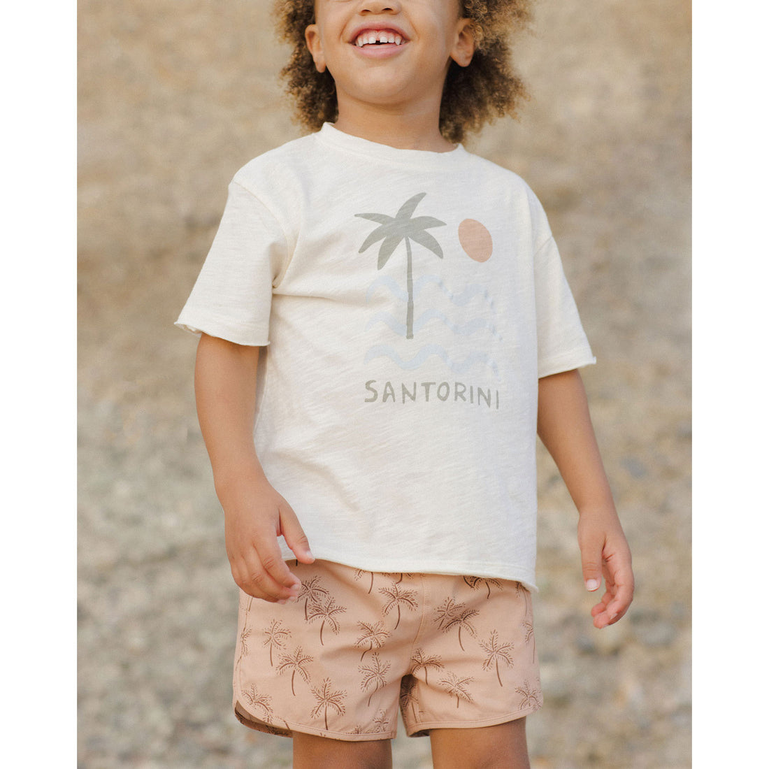 Rylee and Cru Ivory Santorini Raw Edge Tee