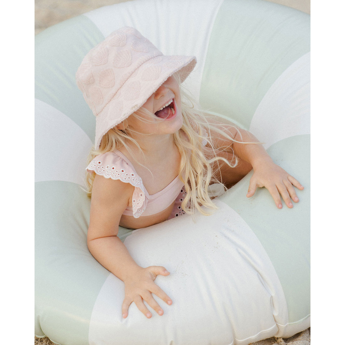 Rylee and Cru Pink Shells Bucket Hat