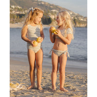 Rylee and Cru Eucalyptus Check Millie One-Piece