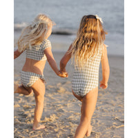 Rylee and Cru Eucalyptus Check Millie One-Piece