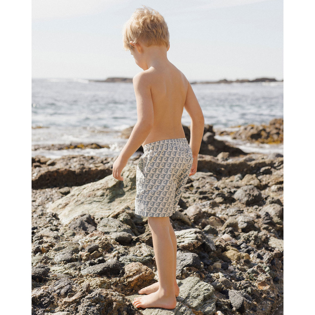 Rylee and Cru Ocean Waves Boardshort