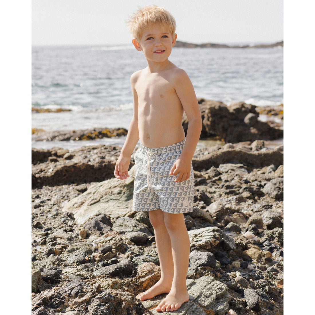 Rylee and Cru Ocean Waves Boardshort
