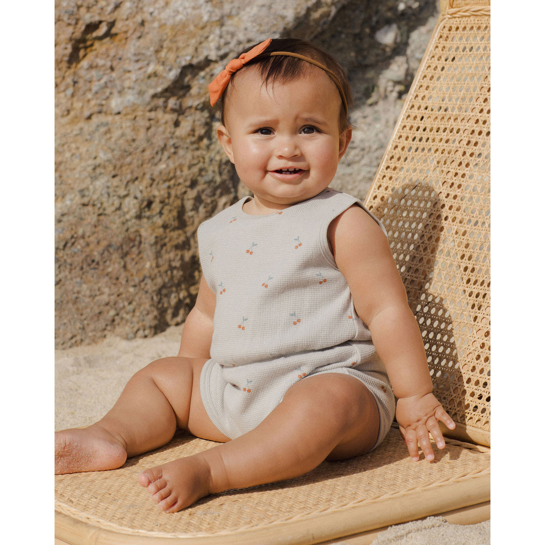 Rylee and Cru Cherries Cinch Playsuit