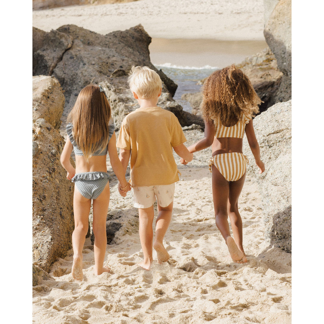 Rylee and Cru Marigold Stripe Ojai Bikini – Ladida