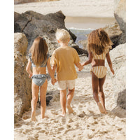Rylee and Cru Marigold Stripe Ojai Bikini