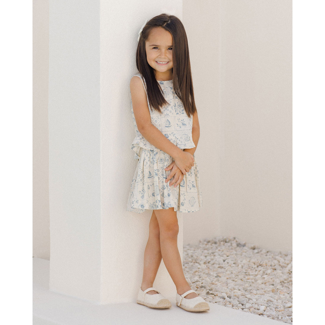 Rylee and Cru Tile Oceanside Top
