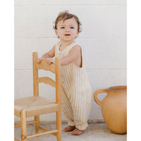 Rylee and Cru Marigold Stripe Button Jumpsuit