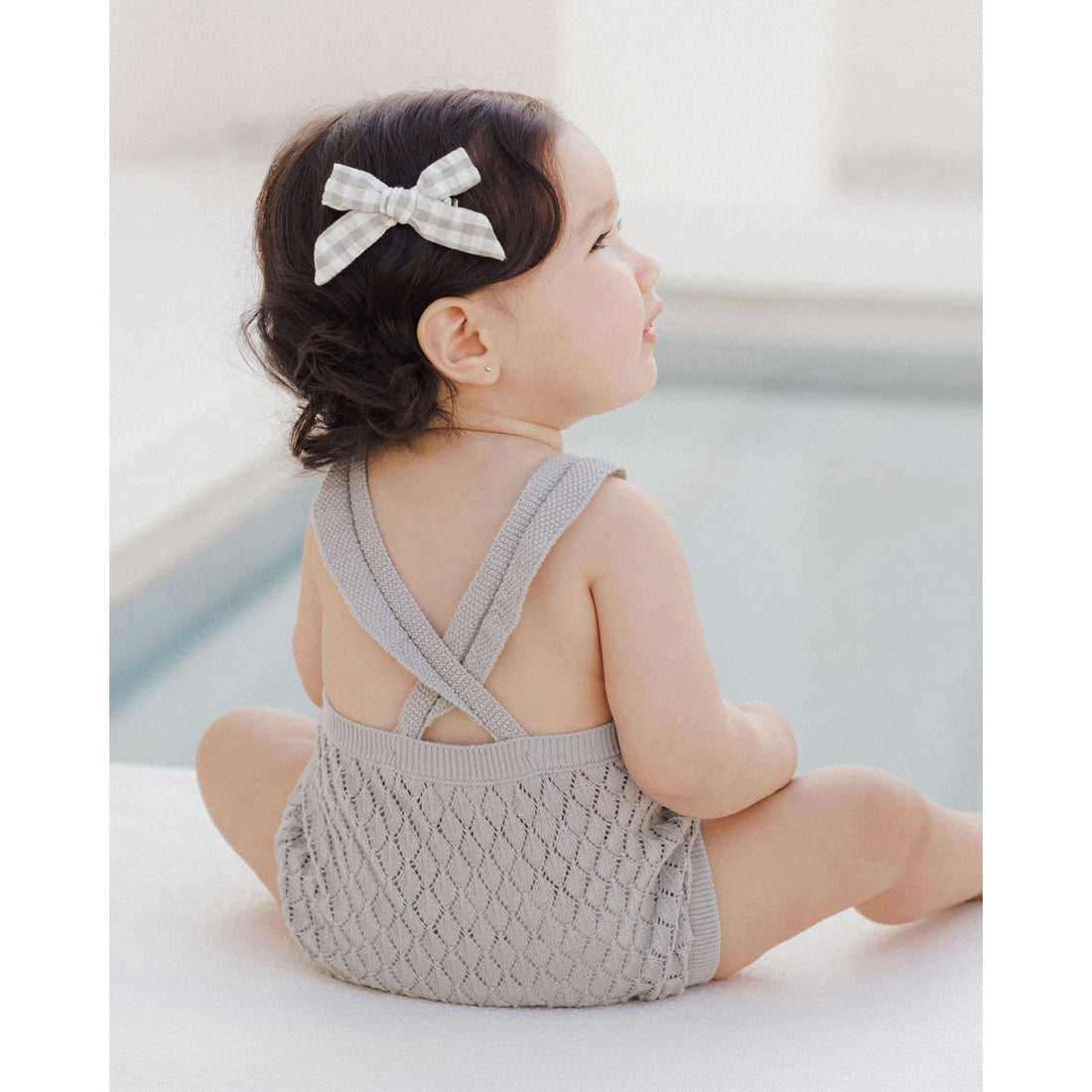 Rylee and Cru Seafoam Crochet Romper