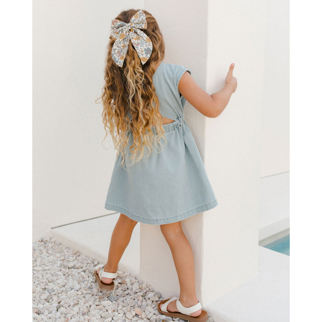 Rylee and Cru Ocean Denim Mini Dress