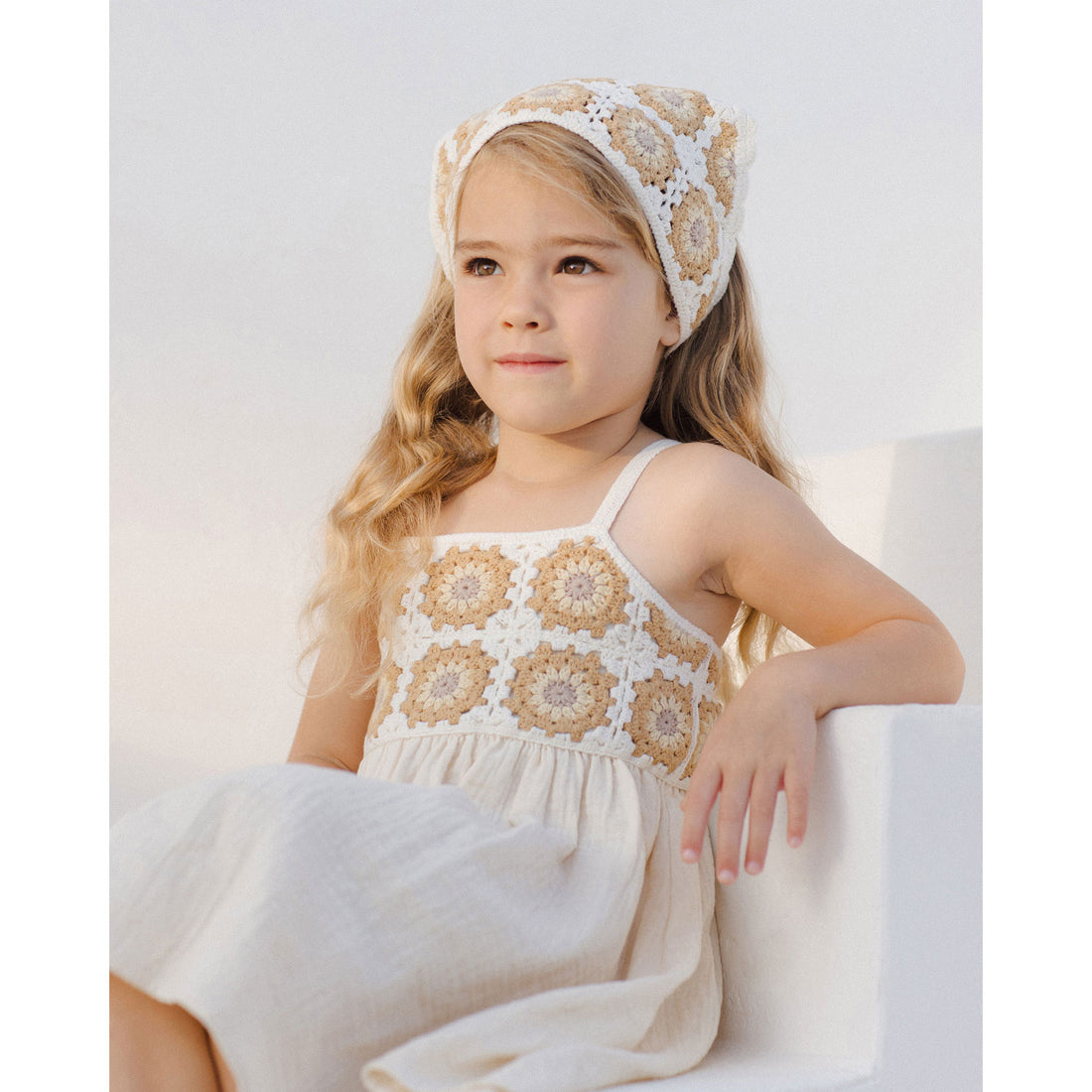 Rylee and Cru Marigold Daisy Crochet Sun Dress
