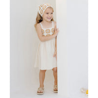 Rylee and Cru Marigold Daisy Crochet Scarf Headband