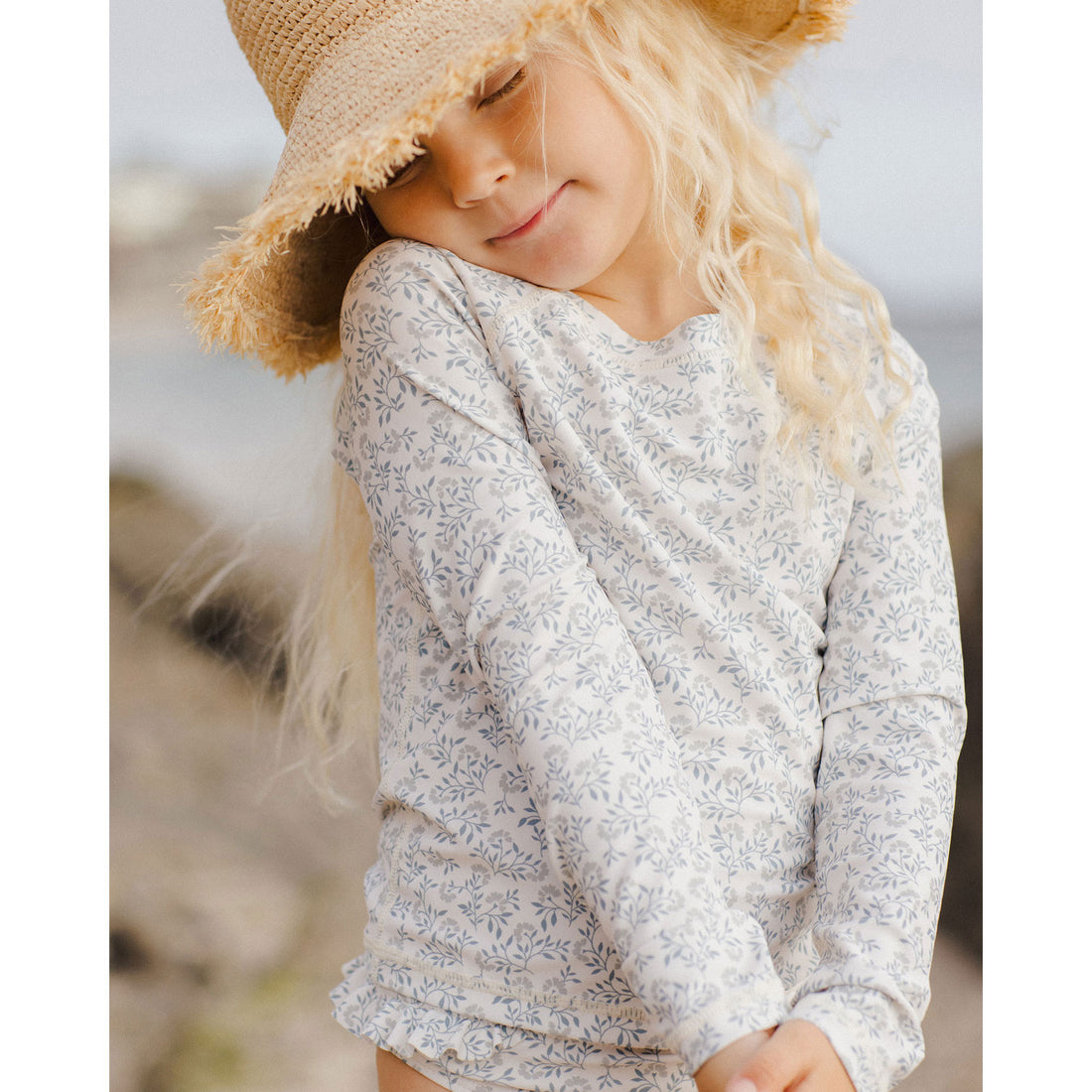 Rylee and Cru Blossom Maryn Rashguard Set