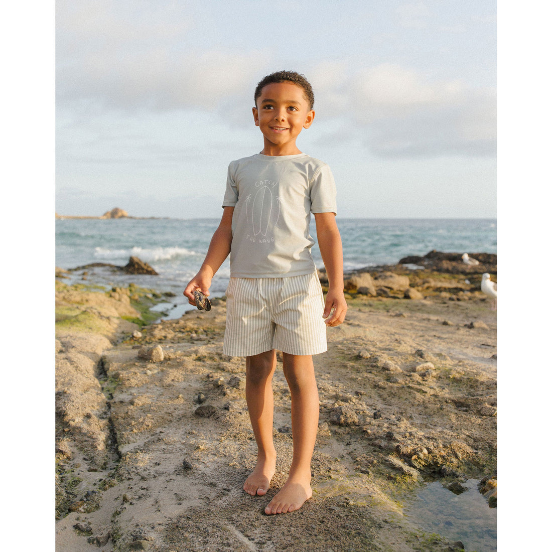 Rylee and Cru Sage Short Sleeve Rashguard