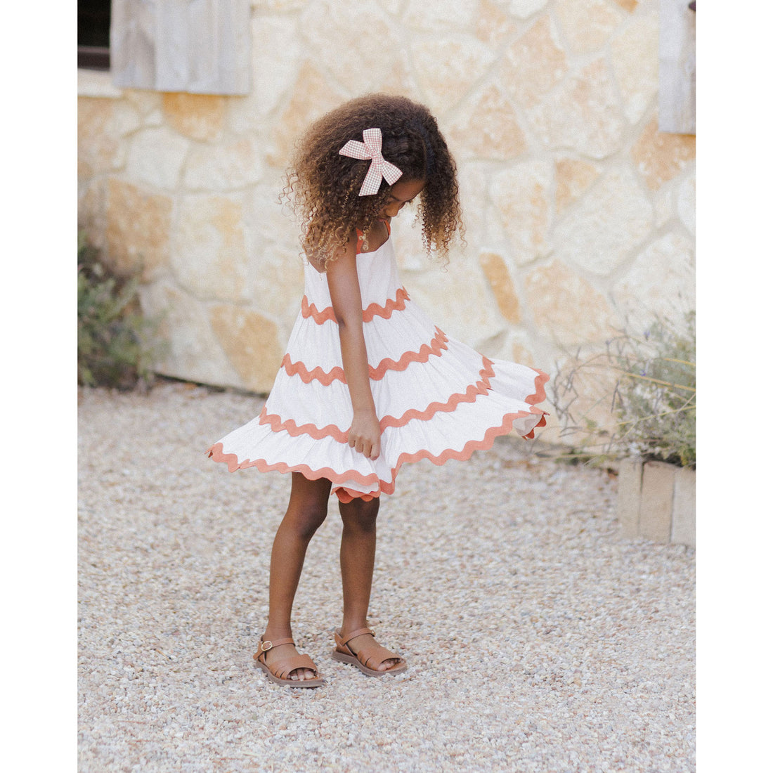 Rylee and Cru Shell Ric Rac Dress
