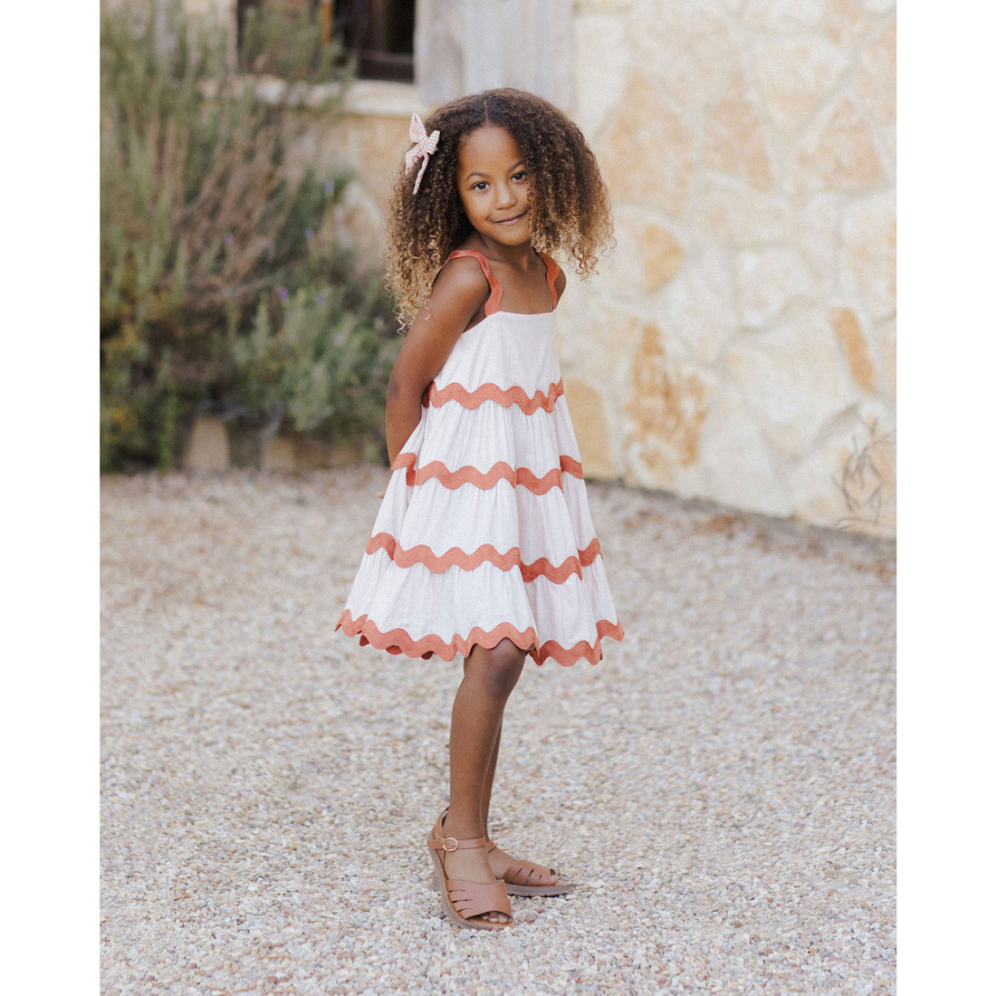 Rylee and Cru Shell Ric Rac Dress