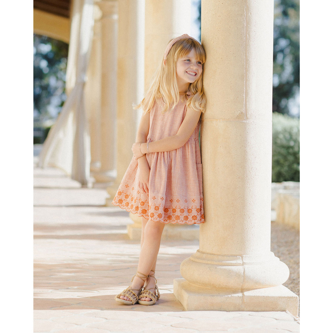 Rylee and Cru Poppy Gingham Summer Dress