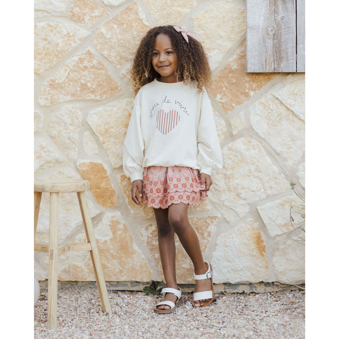 Rylee and Cru Joie De Vivre Oversized Sweatshirt