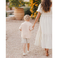 Rylee and Cru Grapefruit Stripe Mason Shirt