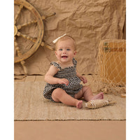Rylee and Cru Black Check Julia Romper
