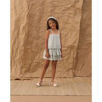 Rylee and Cru  Seafoam Rose Mini Skirt